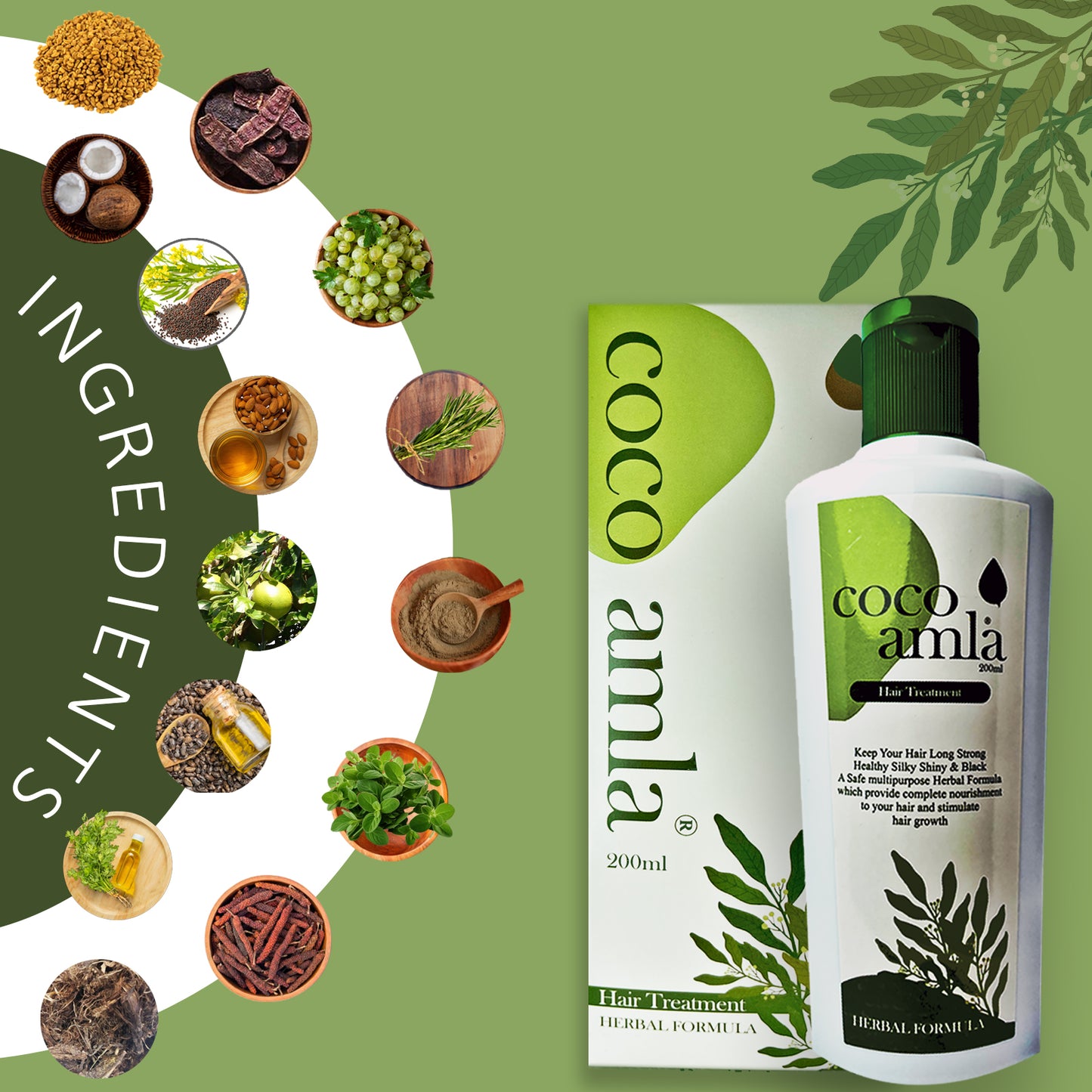 COCO AMLA HAIR OIL BY ORGANIC SAFAR